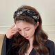 Princess Xiang High-Skull Pressure Hair Headband Women's High-End Retro Twist Headband Face Wash Anti-Slip Hairpin Internet Celebrity New Hair Bundle Coffee Color Twist Headband