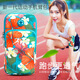 Milan running bag sports fitness outdoor mobile phone arm bag for men and women mobile phone bag arm cover bag night running wrist arm bag B093 sunflower powder large size