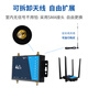 Enrutador inalámbrico Tuoshi red remota sim a wifi con cable China Unicom Telecom Internet de alta velocidad Netcom completo enrutador de tarjeta 4g grado industrial empresarial SMA primeras dos antenas LT220 carcasa de hierro pequeña cuatro antenas con equipo de puerto serie + sin paquete (tarjeta propia)