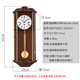 Hermle Clocks Немецкие часы Hemler Living Room Сплошные дерева Механические настенные часы с пятью-химин