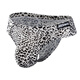 Please Confidential Shipping Leopard Design Sexy Men's Underwear Comfortable Big Bag Thong Nylon Silky M Leopard White