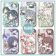 
Zhuoma Genshin Impact Nasida Wanderer Wendy Student Cards Walnut Campus Cards Breakfast Cards Bus Cards School Cards H15657 Tinari + White Short Lanyard Double