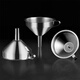 Baijie 304 detachable stainless steel funnel with filter, large diameter oil leak, wine leak, vinegar leak, household kitchen tool