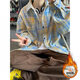 
Shelley Jones American retro trendy plaid long-sleeved velvet thickened shirt men's autumn and winter new lapel versatile shirt jacket CJ9734 orange XL [recommended 125-145Jin [Jin equals 0.5 kg]]