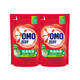 OMO Laundry Detergent Removes Bacteria and Mites, Long-lasting Fragrance, Cleans and Removes Bacteria, Eucalyptus Mugwort Removes 99 Kinds of Stains, Refill, Removes Bacteria and Mites, 400g, 2 Bags (Trial Pack)