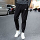 阿迪达斯 （adidas）男装运动套装24秋季新款休闲大LOGO圆领卫衣收口束脚裤长裤两件套 HZ3023+GK9226/店长主推 L/180