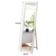Mirador de aderezo L/S Mirror de cuerpo completo Modado de espejo de espejo montado en la pared Modelo actualizado de espejo HD Modelo actualizado - Patrón de plata 150*40 cm