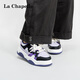 La Chapelle women's shoes, white shoes, women's four seasons new style ins design, versatile casual shoes, thick sole sports women's shoes, purple B683 38