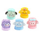 Luminöser Sanrio Macaron niedliche Puppen -Ornamente Car Central Control Display Bildschirm Elektrische Auto Dekoration Zubehör Sanrio Macaron - 1 Pack zufälliger Stil