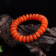 Chengyuanxiang CREORISETIN natural raw mineral old beeswax cake abacus bead bracelet Russian material bracelet red beeswax genuine fluorescent floating salt water amber old red wax 14mm