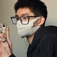 Los jóvenes de la edad de los jóvenes pueden usar gafas ligeras anti-fog y anti-luces, las gafas de miopía que cambian el color fotos, pueden usar un marco de marco a gran escala marco negro [cuadro de regalo exquisito] marco +0 grados anti-luces (aplicables a la no escala)