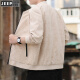 Jeep Spirit Clothing Herrenjacke 2024 Frühlings- und Herbst-Kleider Slim und Slim Casual Youth Jacket Top K12109 Black M Empfohlen 95-100 Jin [Jin gleich 0,5 kg]