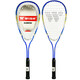 Souhaiter la courge raquette en aluminium en alliage en carbone intégré adulte pour débutant racket single alliage bleu 9902 [+ squash]