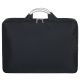 
LeXON shoulder bag men's business laptop 16-inch computer bag casual thin handbag briefcase briefcase black-LN1049N3 medium bag 13.3 inches
