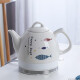 Ceruige Jingdezhen ceramic electric kettle automatic power-off porcelain kettle household anti-dry burning small tea kettle D model 1.0L