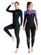VVIR EER3MM adult swimsuit wetsuit women's warm swimsuit surfing snorkeling one-piece waterproof wetsuit wetsuit 3mm front zipper men's 210 blue XL 2mm (inclusive)-3mm (inclusive)
