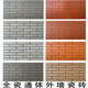 澳颜莱 农村外墙瓷砖 劈开砖红砖拉毛面60x240灰色青砖片别墅乡村农村房 全瓷砖平面2603 60X240