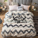 Antarctica (home) blanket quilt winter thickened double-layer Raschel bed blanket single double student dormitory fleece blanket Forest Elk 150x200cm about 4Jin [Jin equals 0.5 kg]