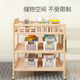 Bangledi Neugeborenen Pflegetisch Festes Holz Mobile Baby Windel Tisch Multifunktionales Babymassage Badewanne Pflegetisch + Xiaolongzai Pflegepolster Doppelschicht