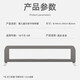 Beeio bed-separating artifact, bed-separating artifact, baby bed partition, anti-pressure baffle, anti-falling guardrail, bed fence, light gray 1.9 meters/single-sided