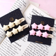 Star Hair Clip Set Korean New Bangs Clip Duckbill Clip Fresh, Sweet and Cute Side Clip Girls Hair Clip Hair Accessory Pink 2 Pieces One Card