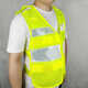 Fluorescent Green Traffic Reflective Vest Road Duty Campus Building Construction Safety Vest Vehicle Mounted Night Cycling Print Shanghai No. 1 Edition Blank Model M