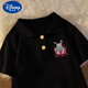 
Disney girls' cotton short-sleeved t-shirt polo shirt printed summer clothing medium-sized children's little girl base shirt children's fashionable top gray #1105 140cm suitable for 130-140cm 8-9 years old