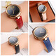 
Nexuiz suitable for Gucci strap YA14140 GC Gucci 12 watch strap notch leather YA141501 women's bracelet red steel pin buckle 14 notch 5mm
