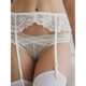 
Yalu French wedding dress lace sexy stockings anti-slip sock clip garter white retro large size sling sling This white S-size B single piece garter