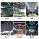 XMSJ方通灯led长条灯办公灯铝方通专用办公室吊灯明装条形灯店铺商用 升级加亮款15053cm-36W白光