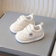 Qisiman Spring and Autumn Baby Toddler Shoes 1 to 2 Years Old Soft Sole Anti-Slip Infant Children's Single Shoes Men's and Women's Sneakers White Shoes 0 Khaki Color 17 Size/Inner Length 12CM