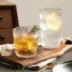Meichu (maxcook) glass cup water cup transparent glacier cup juice wine glass milk breakfast cup 340ML*2 pieces MCB6172
