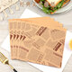 Badger Sandwich Wrapping Paper, Hamburger Mochi Bread, French Fries, Hand Pancake Packaging, Baking Oil-Absorbing Paper, 50 sheets