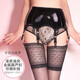 Patent leather garters covered with rubber buckles metal gourd buckles garters European and American stockings stockings accessories black paint standard standard
