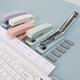 Shanghui stapler binding machine medium size 25 pages labor-saving heavy-duty large size 140 pages thickened standard office stapler for small students 1365 white 25 pages