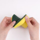 Saga sponge scouring pads, dishwashing pots, kitchen cleaning rags, 12-piece sponge scouring pads