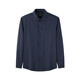 YOUNGOR 50% sheep wool machine washable 25 autumn and winter new business casual long-sleeved shirt for men navy blue 41