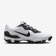 耐克（NIKE）男鞋棒球鞋运动鞋Alpha Huarache轻质抓地耐磨透气灵活百搭春夏季 White/Black 白色黑标 42 码=US8.5
