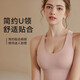 XUEXIMAN sports bra yoga bra wear-free bra high-strength shock-proof push-up professional Pilates wearable vest for women