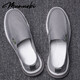 Munuobi Old Pékin Chaussures en tissu Men 2025 Nouveau printemps Ice respirant Silk léger chaussures décontractées hommes