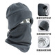 SHU HUIMAN CHAPE CHAUD Écharpe Two-Piece Set Men Plus Velvet Couple chaud cyclisme Chapeau chaud en plein air Contexuelle Cold Protection Suit 3888 Gray Taille égale