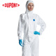 Tyvek DuPont Schutzkleidung 1422A (TBM001) Tyvek einteiliger, industrietauglicher Staubpartikel-Farbsprüh-Isolationskittel XL mit Kapuze