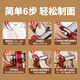 
Jingyan electric noodle machine multi-function stainless steel noodle press household dumpling leather machine fully automatic small noodles rolling red two-cut type [bold copper wire 8-speed adjustment] commercially available [high-quality steel knife] Pengpai motor