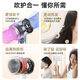 DIKTT German hair dryer, household mute negative ions, high power, no damage to hair, high-speed, quick-drying, leafless hair dryer, hair care, dormitory portable, business trip, baby, pet, lady only, digital display moonlight white, high-speed dry hair care - intelligent digital display 1.8m+ gift box