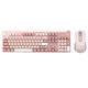 
Logitech's preferred series K865 (K845 upgraded version) wireless mechanical keyboard Business office keyboard E-sports gaming keyboard 104-key full-size dual-mode connection [K865+M750M] keyboard and mouse set pink