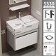 Cabinet de salle de bain XMSJ Ultra-Narrow 40 cm de large et petite taille de lavabo de salle de bain Cabinet armoire petit appartement mini bassin de lavage petite taille 4837 bassin + armoire + drain + robinet 0cm