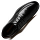 Nordic Pictures (Beioutu) Zapatos de cuero para hombres Classic Business Zapatos casuales para el lugar de trabajo británico Lace-up cómodos zapatos para hombres 9827 Negro 42