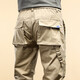 Blue Jeans Industrial Age Trendy Brand Overalls für Männer Sommer schlanke Füße trendige Männer lässig Hosen Binden amerikanische taktische Hose Jry-679 Khaki 32