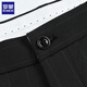 ROMON men's trousers spring and autumn new style business casual striped middle-aged and young straight-leg long trousers for men's trousers 719 gray 29