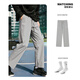 Veidoorn cambia los pantalones deportivos de detección de hielo de verano pantalones de hombres sin sentido de luz y luz recta Pantalones transpirables pantalones sueltos Pantalones de pecho suelto V1342 Recto [negro] XL / sugerido 180